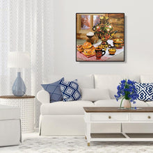 Charger l&#39;image dans la galerie, Table à manger - diamant rond complet - 30x30cm
