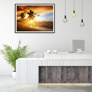 Paysage - peinture en diamant complet - 40x30cm