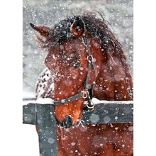Charger l&#39;image dans la galerie, Cheval - peinture en diamant complet - 40x30cm
