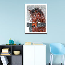 Charger l&#39;image dans la galerie, Cheval - peinture en diamant complet - 40x30cm
