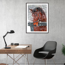 Charger l&#39;image dans la galerie, Cheval - peinture en diamant complet - 40x30cm
