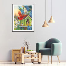 Charger l&#39;image dans la galerie, Oiseaux - peinture en diamant complet - 40x30cm
