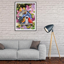 Charger l&#39;image dans la galerie, Oiseaux - peinture en diamant complet - 40x30cm
