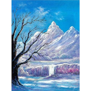 Arbre merveilleux - peinture en diamant complet - 25x30cm