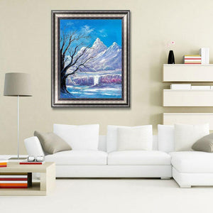 Arbre merveilleux - peinture en diamant complet - 25x30cm