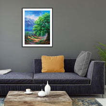 Charger l&#39;image dans la galerie, Arbre merveilleux - peinture en diamant complet - 25x30cm
