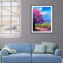 Charger l&#39;image dans la galerie, Arbre merveilleux - peinture en diamant complet - 25x30cm
