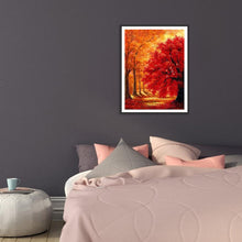 Charger l&#39;image dans la galerie, Arbre merveilleux - peinture en diamant complet - 25x30cm
