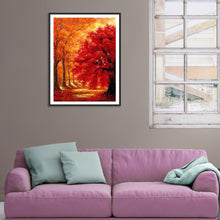 Charger l&#39;image dans la galerie, Arbre merveilleux - peinture en diamant complet - 25x30cm
