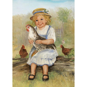 Bébé d’ange - peinture complète de diamant - 40x30cm