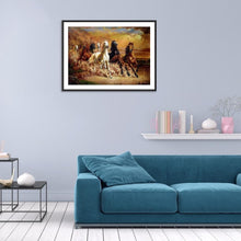 Charger l&#39;image dans la galerie, Cheval - peinture en diamant complet - 40x30cm
