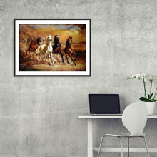 Charger l&#39;image dans la galerie, Cheval - peinture en diamant complet - 40x30cm
