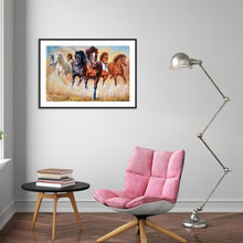 Charger l&#39;image dans la galerie, Cheval - peinture en diamant complet - 40x30cm
