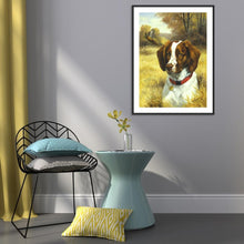 Charger l&#39;image dans la galerie, Chien - peinture en diamant complet - 40x30cm
