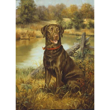 Charger l&#39;image dans la galerie, Chien - peinture en diamant complet - 40x30cm
