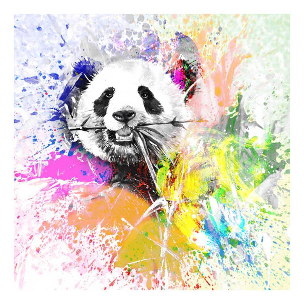 Panda - peinture diamant pleine - 30x30cm