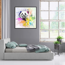 Charger l&#39;image dans la galerie, Panda - peinture diamant pleine - 30x30cm

