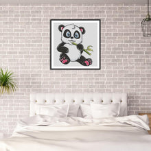 Charger l&#39;image dans la galerie, Panda - peinture diamant pleine - 30x30cm
