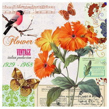 Charger l&#39;image dans la galerie, Fleurs - diamant rond complet - 30x30cm
