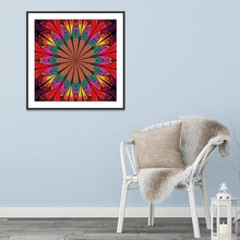 Charger l&#39;image dans la galerie, Fleurs fantastiques - diamant rond complet - 30x30cm
