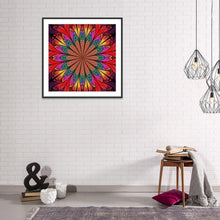 Charger l&#39;image dans la galerie, Fleurs fantastiques - diamant rond complet - 30x30cm
