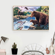 Charger l&#39;image dans la galerie, Animals world - diamant rond complet - 40x30cm
