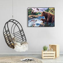 Charger l&#39;image dans la galerie, Animals world - diamant rond complet - 40x30cm
