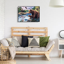 Charger l&#39;image dans la galerie, Animals world - diamant rond complet - 40x30cm
