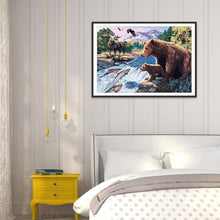 Charger l&#39;image dans la galerie, Animals world - diamant rond complet - 40x30cm
