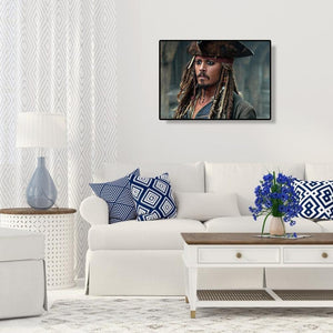 Capitaine - peinture en diamant complet - 30x40cm