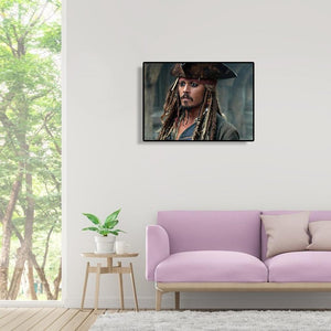 Capitaine - peinture en diamant complet - 30x40cm