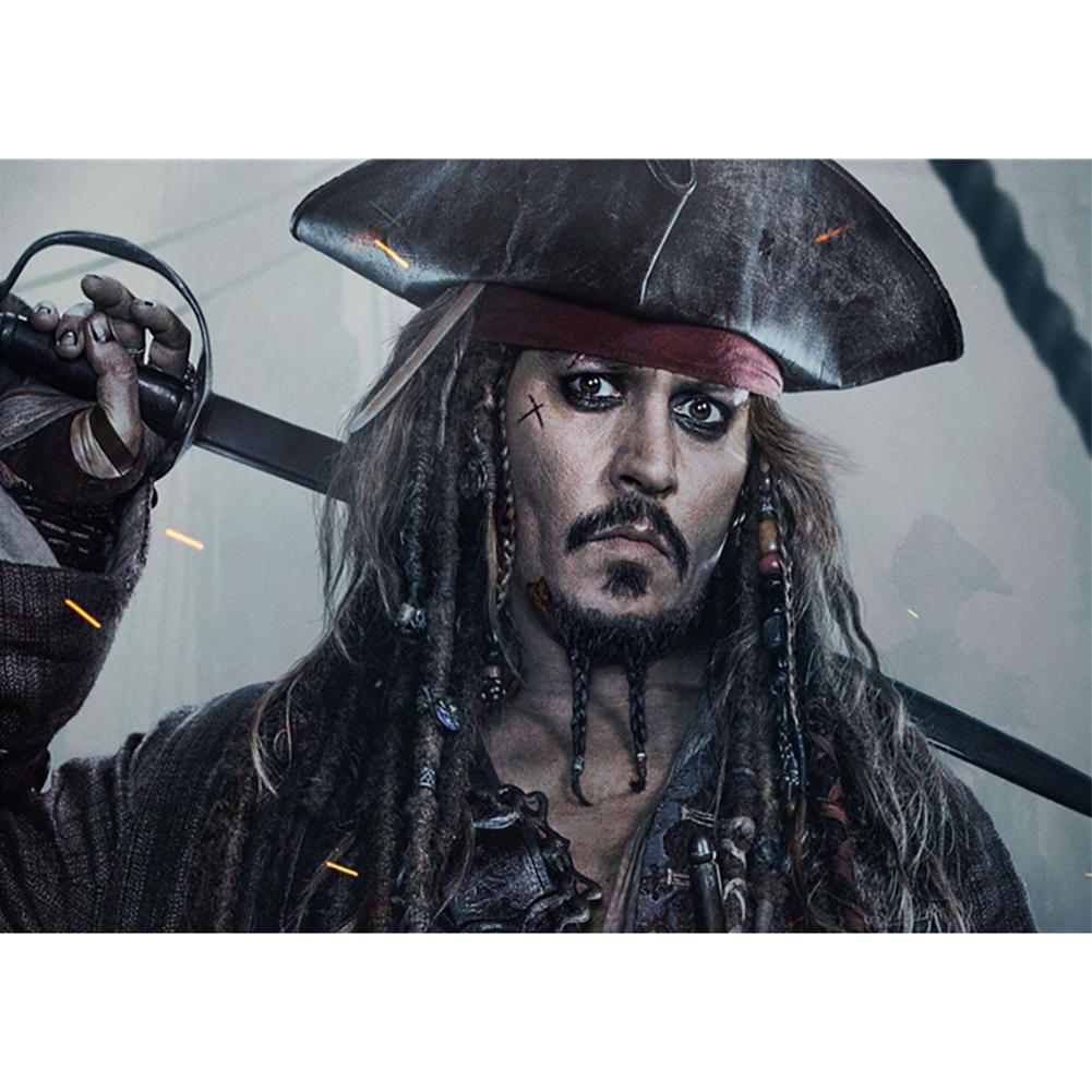 Capitaine - peinture en diamant complet - 40x30cm