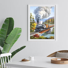 Charger l&#39;image dans la galerie, Train - peinture en diamant complet - 30x40cm
