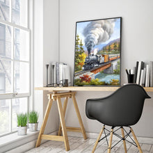 Charger l&#39;image dans la galerie, Train - peinture en diamant complet - 30x40cm
