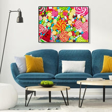 Charger l&#39;image dans la galerie, Bonbons - peinture en diamant complet - 40x30cm
