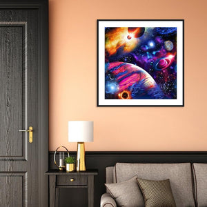 Univers - peinture diamant - 30x30cm