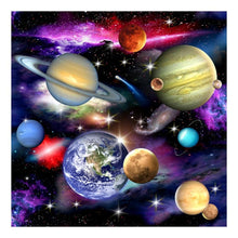 Charger l&#39;image dans la galerie, Univers - peinture diamant - 30x30cm
