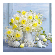 Charger l&#39;image dans la galerie, Fleurs élégantes - peinture en diamant complet - 30x30cm
