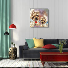 Charger l&#39;image dans la galerie, Animal de chien - peinture complète de diamant - 30x30cm
