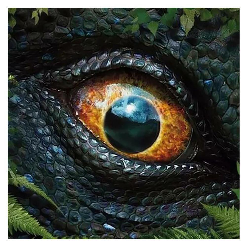 Yeux de nouveauté - peinture en diamant complet - 30x30cm