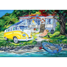 Charger l&#39;image dans la galerie, Voiture de maison - peinture complète de diamant - 40x30cm
