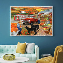 Charger l&#39;image dans la galerie, Ferme heureuse - peinture en diamant complet - 40x30cm
