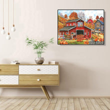 Charger l&#39;image dans la galerie, Maison de citrouille - peinture complète de diamant - 40x30cm
