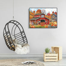 Charger l&#39;image dans la galerie, Maison de citrouille - peinture complète de diamant - 40x30cm
