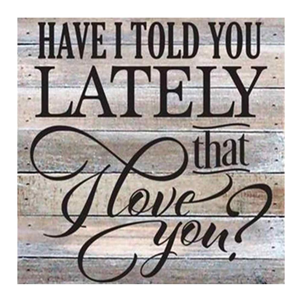 Phrase - peinture en diamant complet - 30x30cm