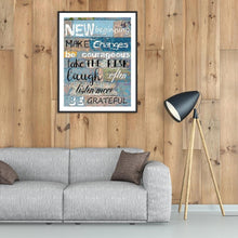 Charger l&#39;image dans la galerie, Phrase anglaise - peinture en diamant complet - 40x30cm
