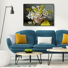 Charger l&#39;image dans la galerie, Fleur - peinture en diamant complet - 40x30cm
