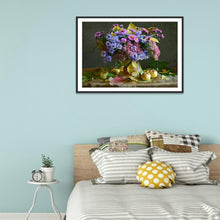 Charger l&#39;image dans la galerie, Fleur - peinture en diamant complet - 40x30cm
