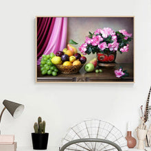 Charger l&#39;image dans la galerie, Fleur - peinture en diamant complet - 40x30cm

