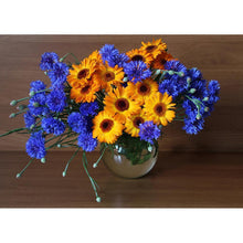 Charger l&#39;image dans la galerie, Fleur - peinture en diamant complet - 40x30cm
